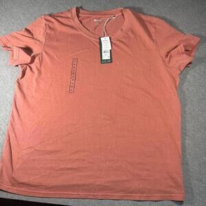 NWT Alpine Design Youth XL Short Sleeve Crew Neck T-Shirt - Rust Orange